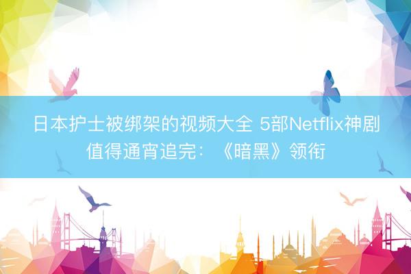 日本护士被绑架的视频大全 5部Netflix神剧值得通宵追完：《暗黑》领衔